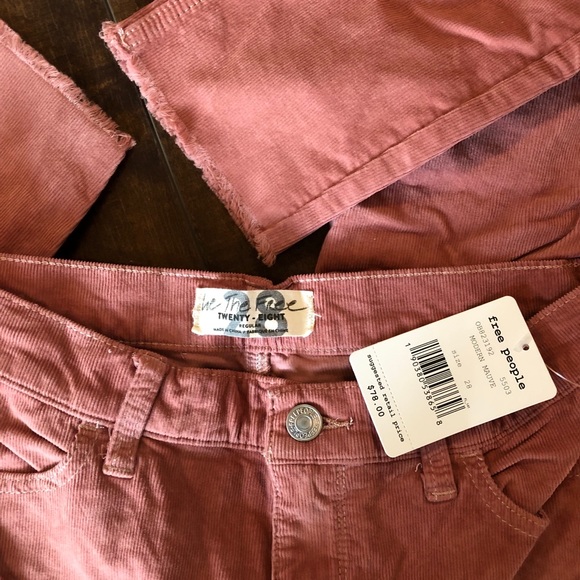 Free People High Waist Skinny Corduroy Pants - Picture 3 of 9